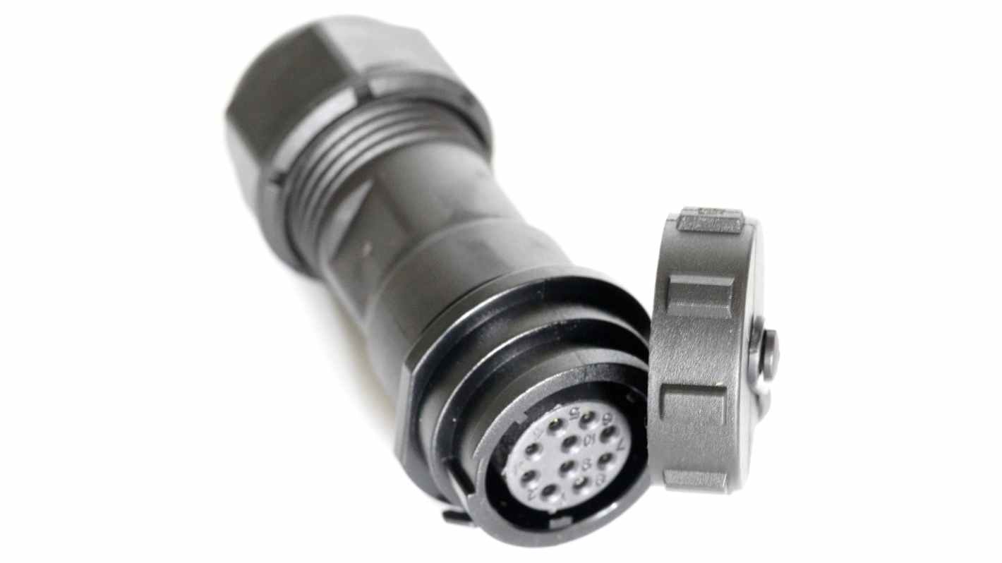 Connecteur circulaire RS PRO, Standard, 10 contacts, Montage sur câble, raccordement A souder
