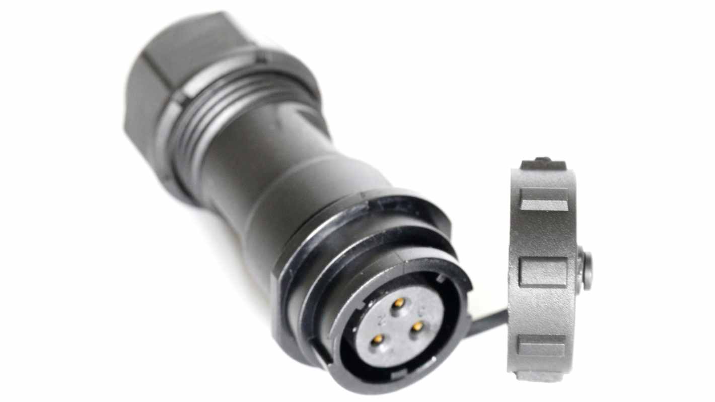 Connecteur circulaire RS PRO, Standard, 3 contacts, Montage sur câble, raccordement A souder
