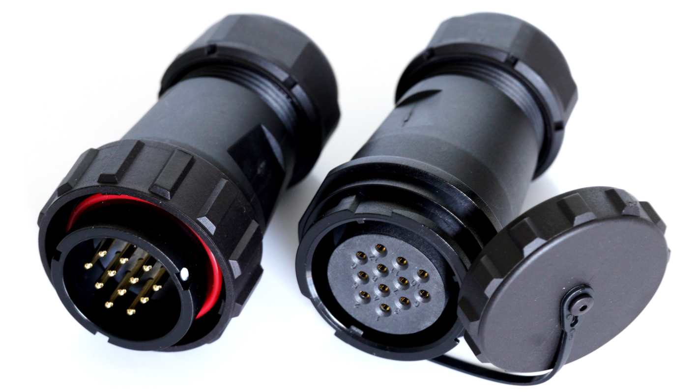 RS PRO Circular Connector, 12 Contacts, Cable Mount, Plug and Socket, Male and Female Contacts, IP67