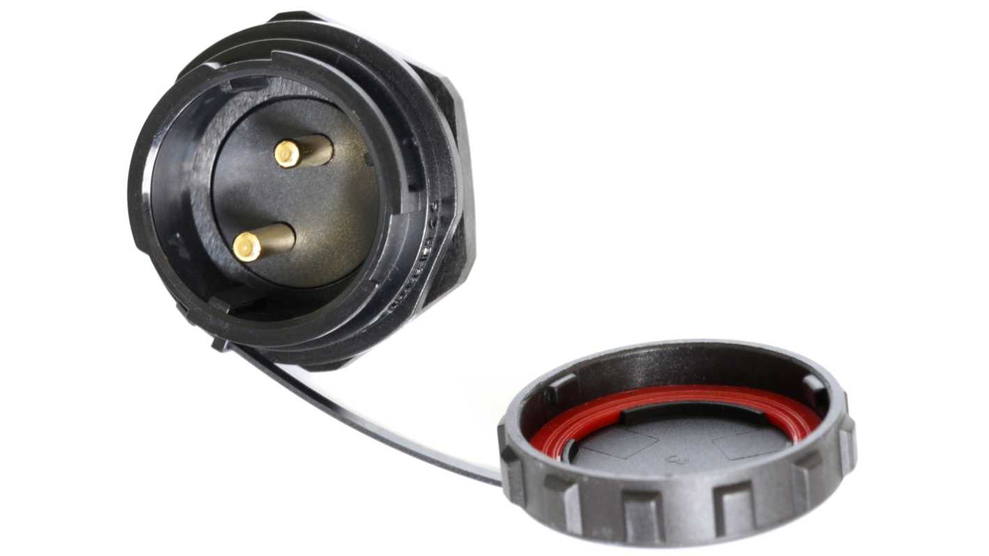 RS PRO Circular Connector, 2 Contacts, Front Mount, Socket, Male, IP67