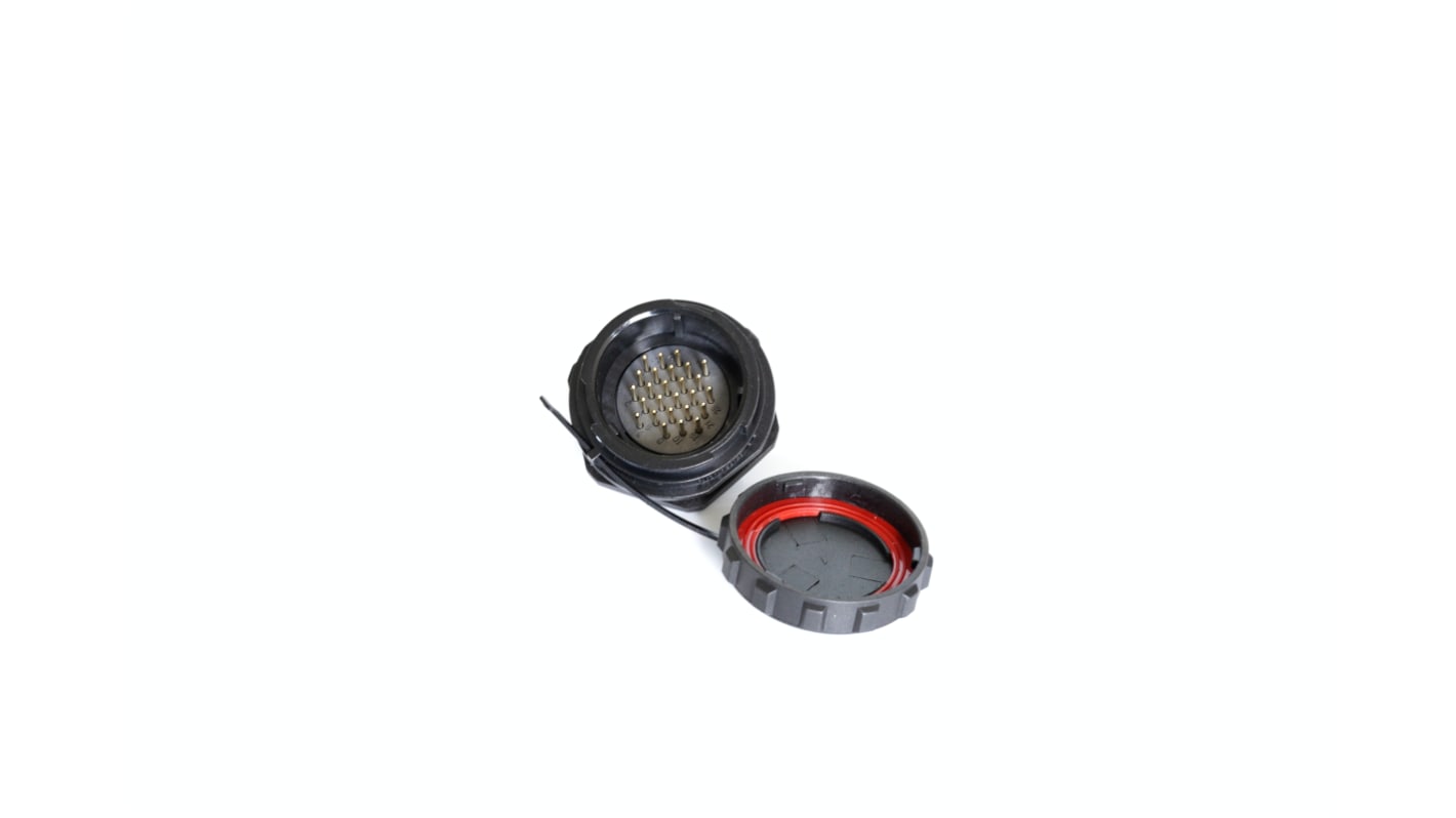 Conector circular RS PRO hembra de 26 vías macho, Montaje frontal, IP67