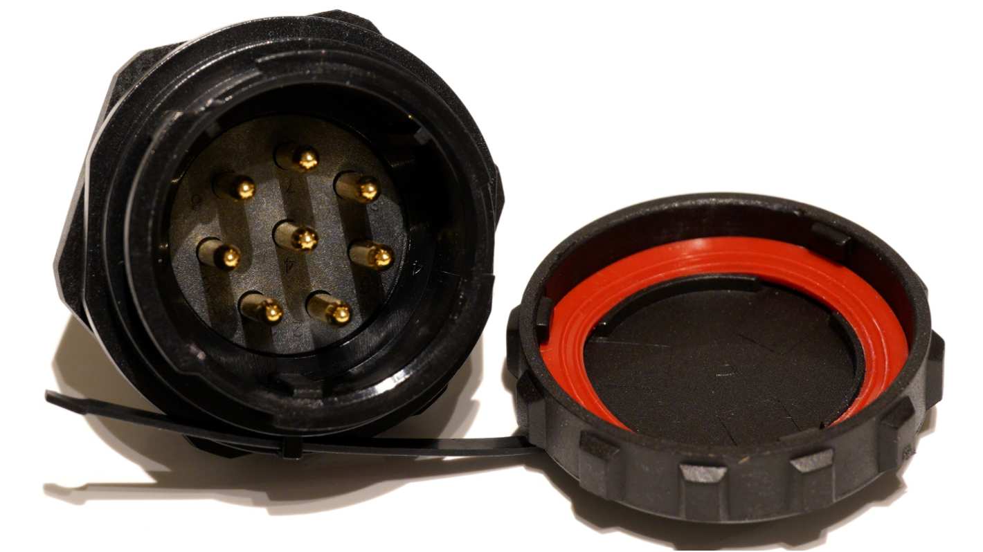 RS PRO Circular Connector, 8 Contacts, Front Mount, Socket, Male, IP67