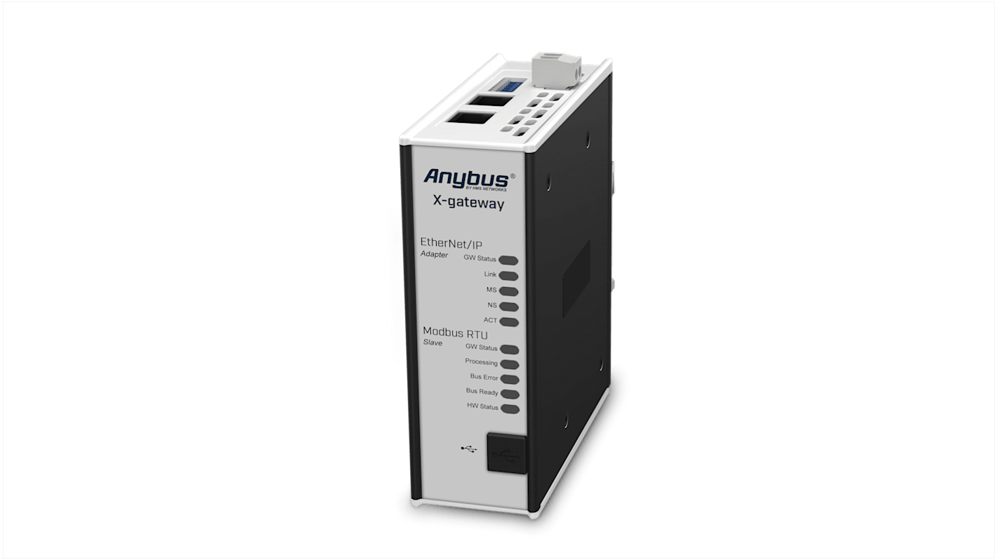 Serwer sieciowy Anybus Brama Systemy PLC AB7839-F 114 x 44 x 127 mm