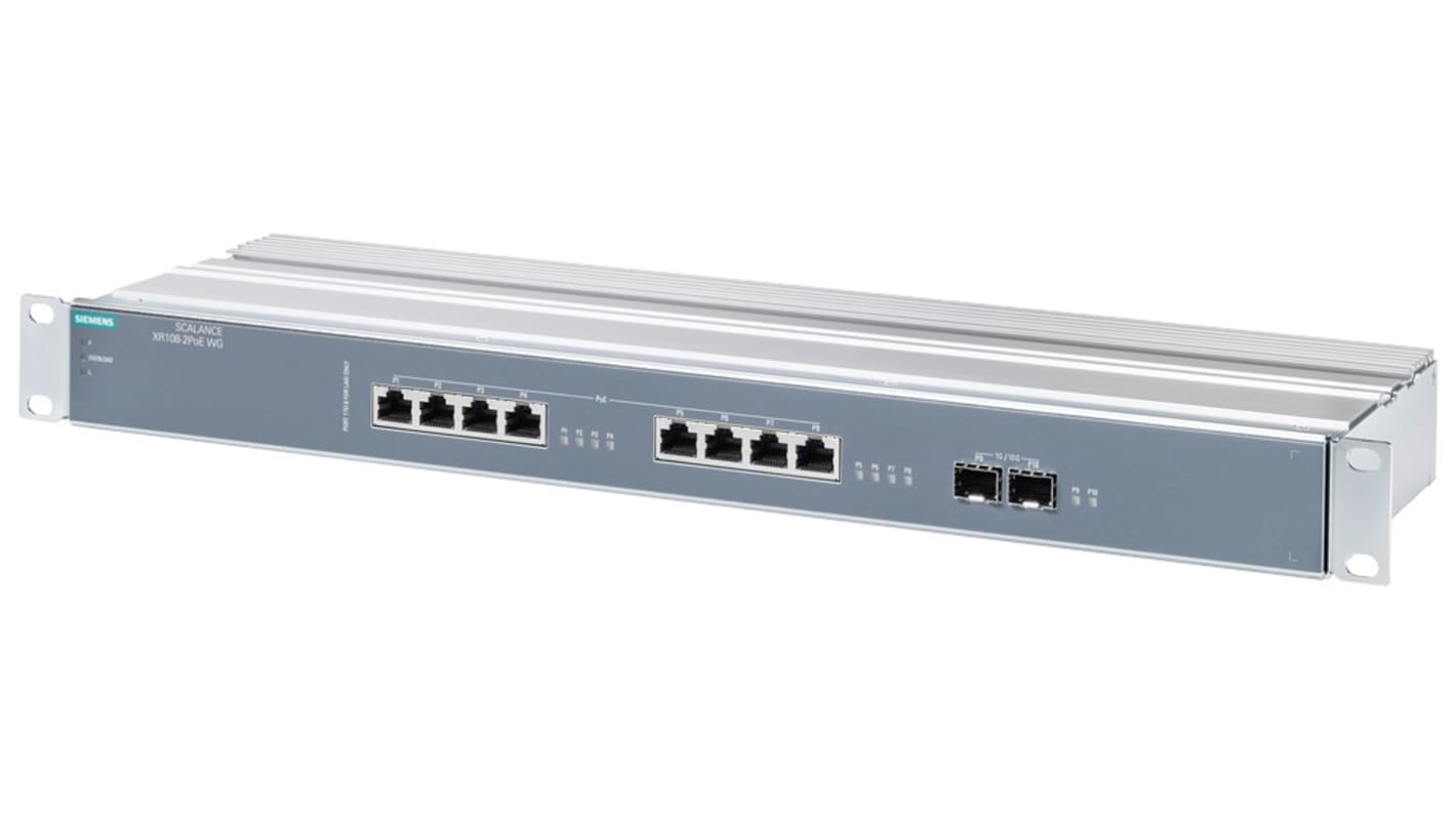Siemens Managed 10 Port Network Switch With PoE