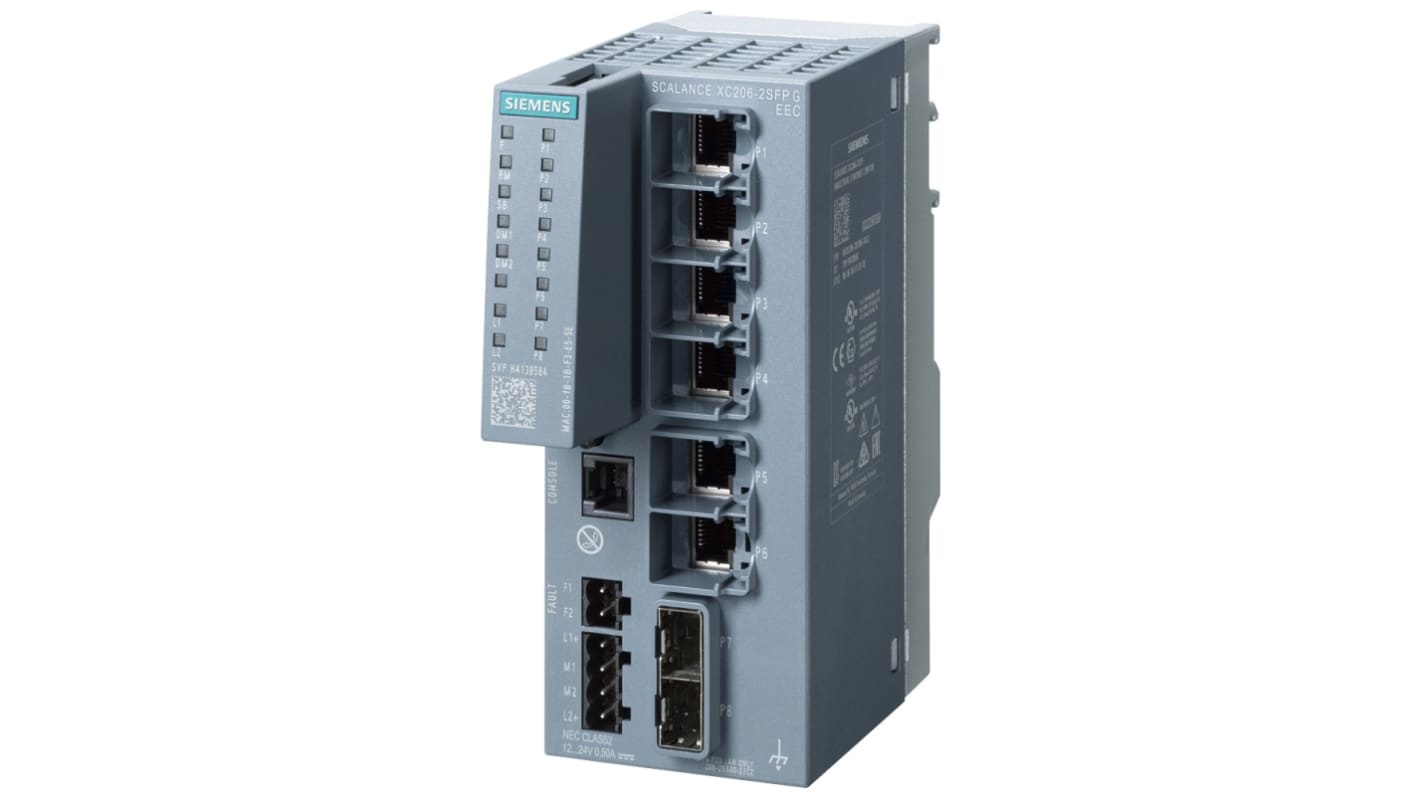 Siemens Managed 6 Port Network Switch