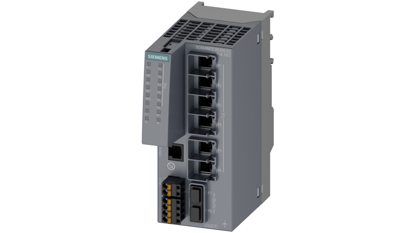 Siemens Managed 5 Port Network Switch With PoE