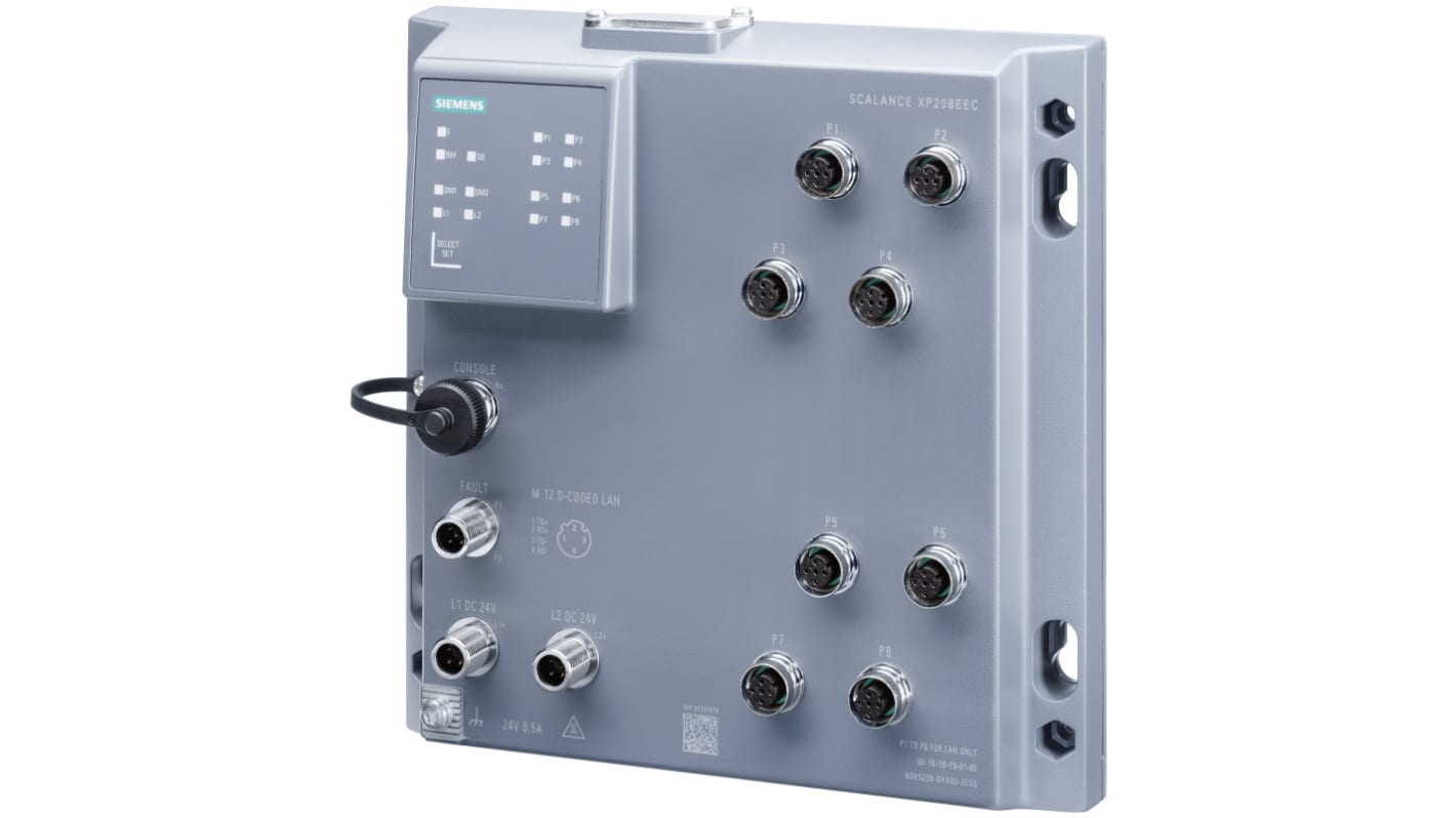 Switch de red Siemens , 8 puertos