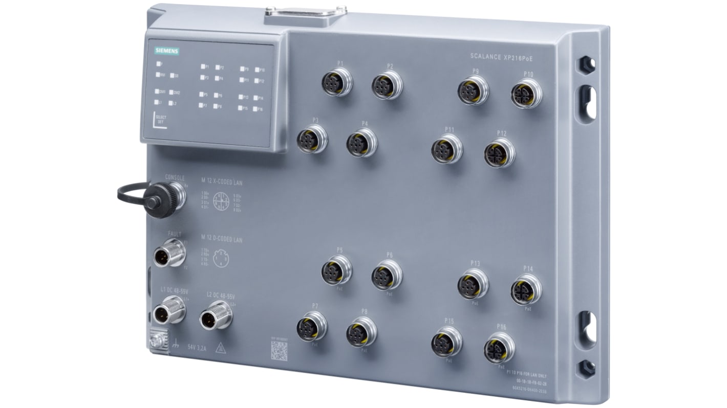 Switch de red Siemens , 12 puertos