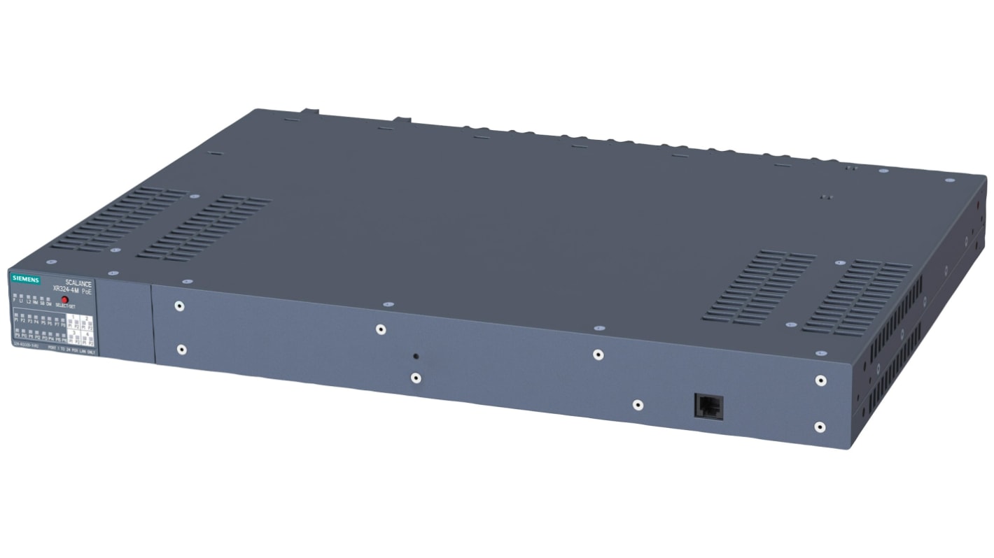 Switch de red Siemens con PoE, 24 puertos