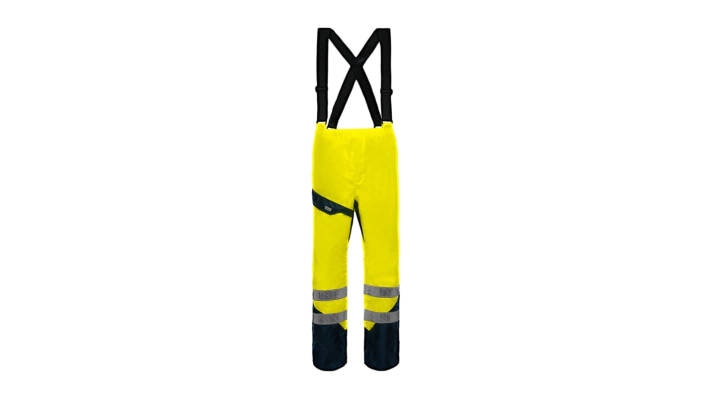 T2S Cap Horn Yellow Breathable, Hi-Vis, Waterproof Hi Vis Work Trousers XXL