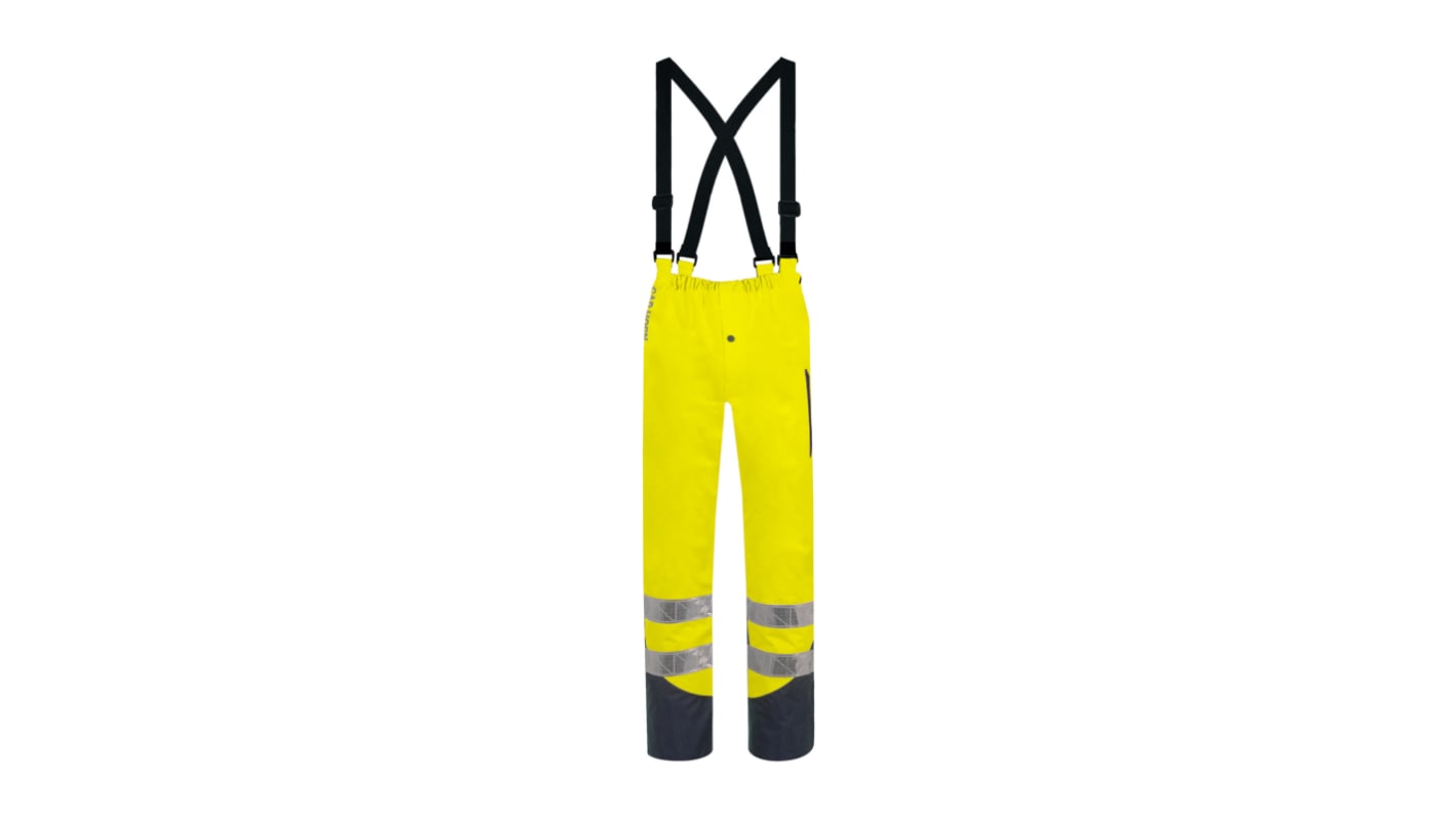 T2S Cap Horn Yellow Breathable, Hi-Vis, Waterproof Hi Vis Work Trousers 3XL