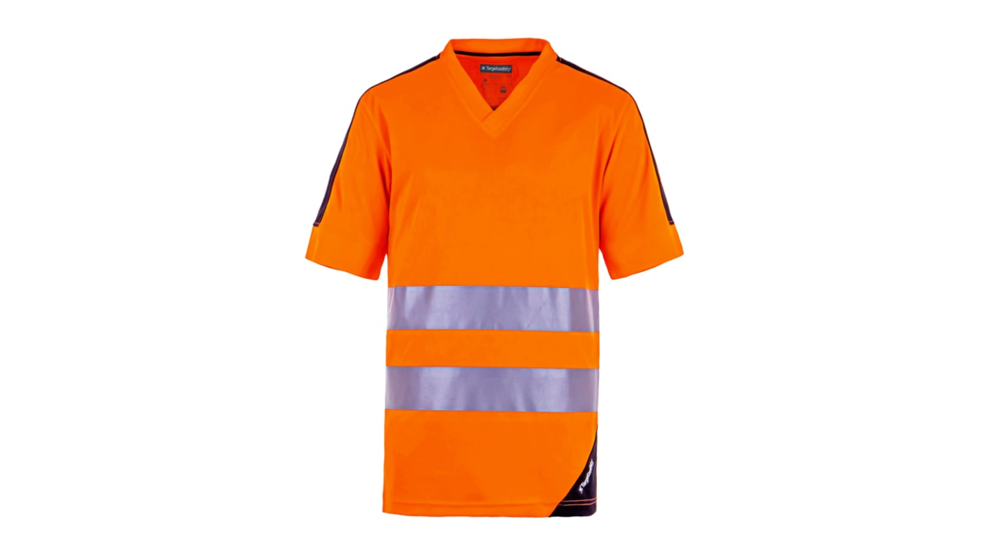 T2S Krypton Orange Unisex Hi Vis T-Shirt, 3XL