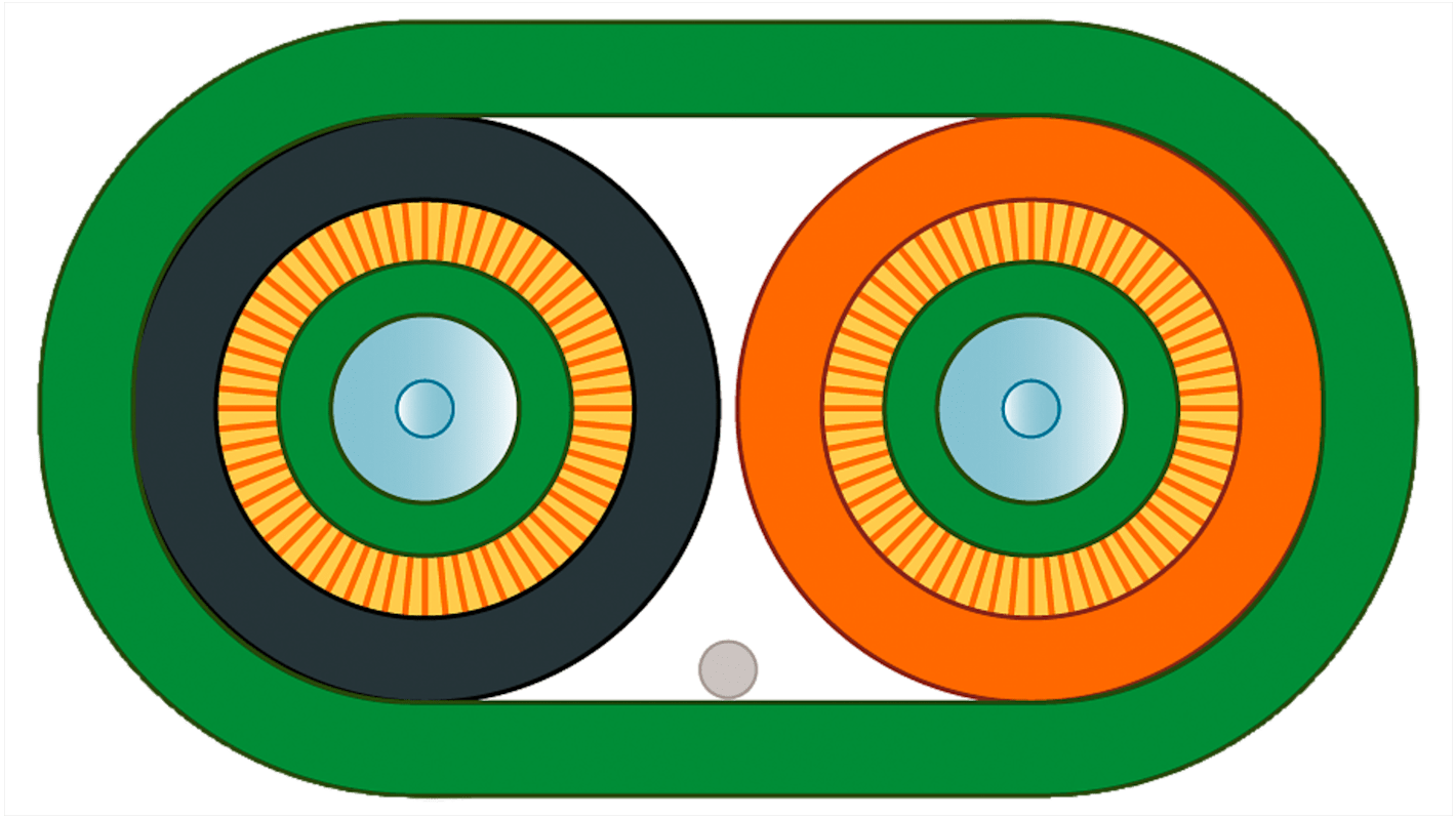 Siemens Multi Mode Fibre Optic Cable, 50/125μm, 200m