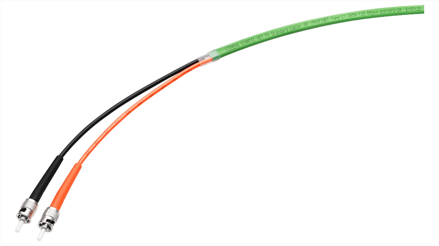 Siemens LWL-Kabel 100m Multi Mode Patchkabel 2-Fasern 50/125μm