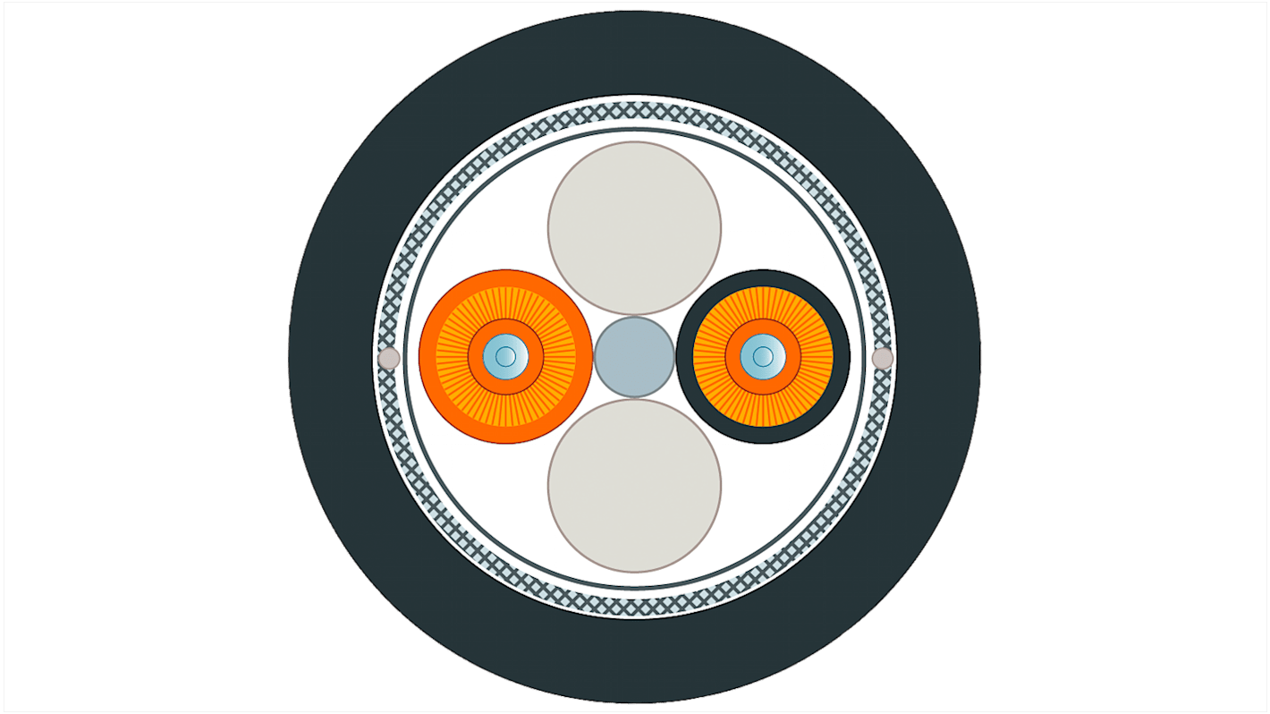 Siemens Multi Mode Fibre Optic Cable, 50/125μm, 300m