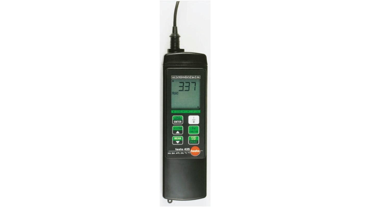 Testo 435 2-function handheld anemometer