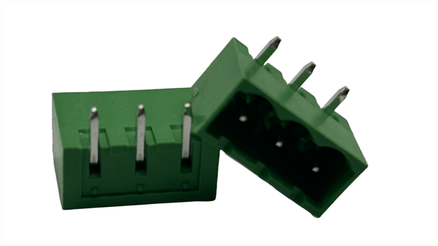 Gniazdo PCB 3 -pinowe raster: 5.08mm Kąt Proste Przewlekany
