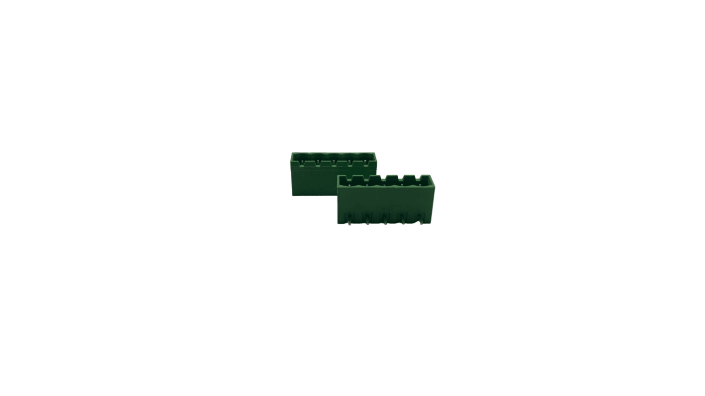 Conex-It 5.08mm Pitch 5 Way Right Angle Pluggable Terminal Block, Header, Through Hole, Solder Termination