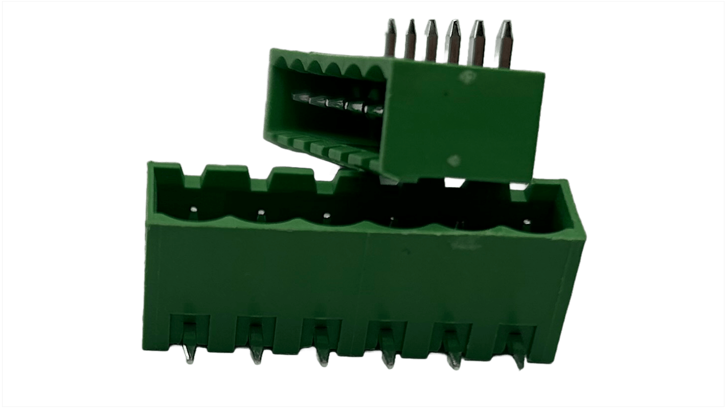 Gniazdo PCB 6 -pinowe raster: 5.08mm Kąt Proste Przewlekany