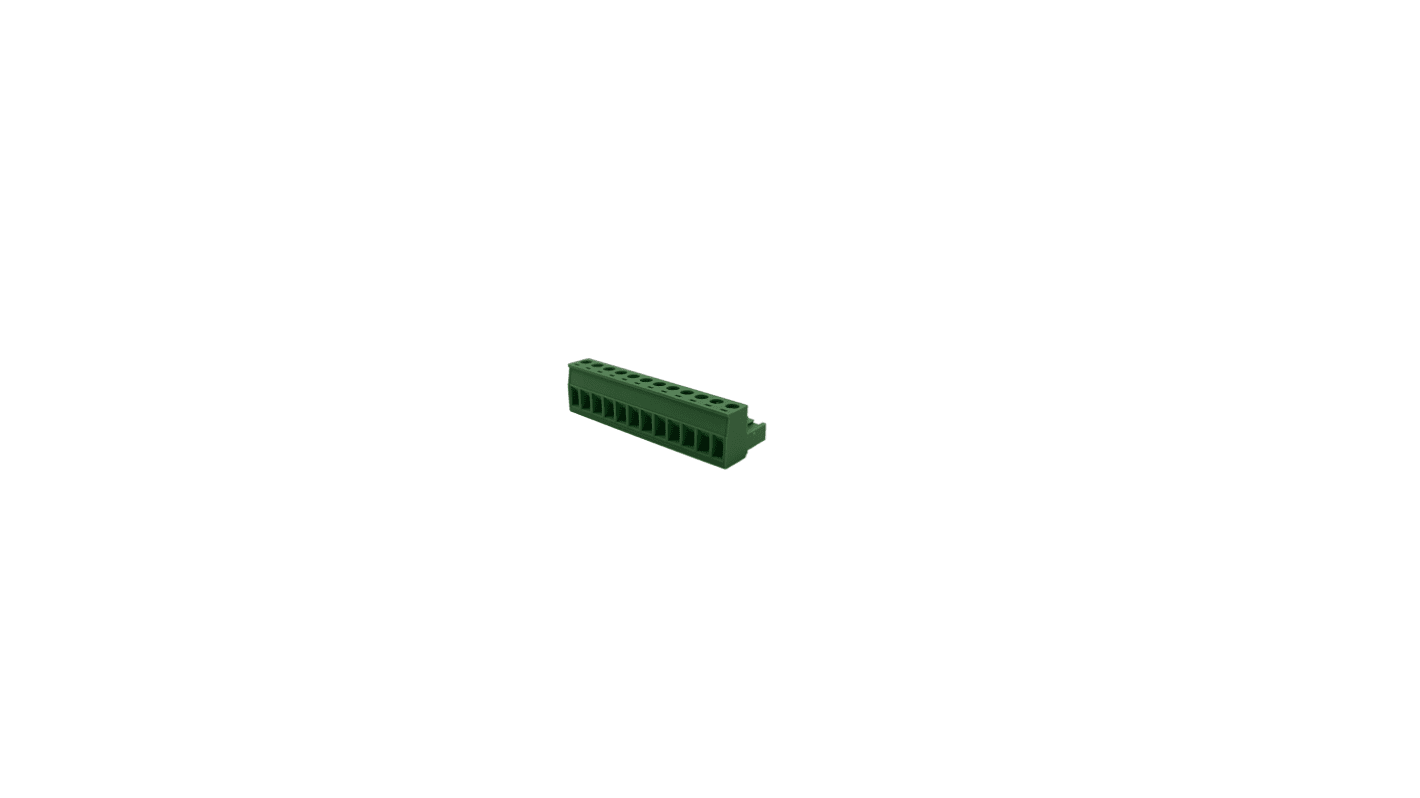 Conex-It, 5.08mm Pitch, HRFE, 12 Way, Right Angle, Pluggable Terminal Block, Plug, Cable Mount, Screw Termination,