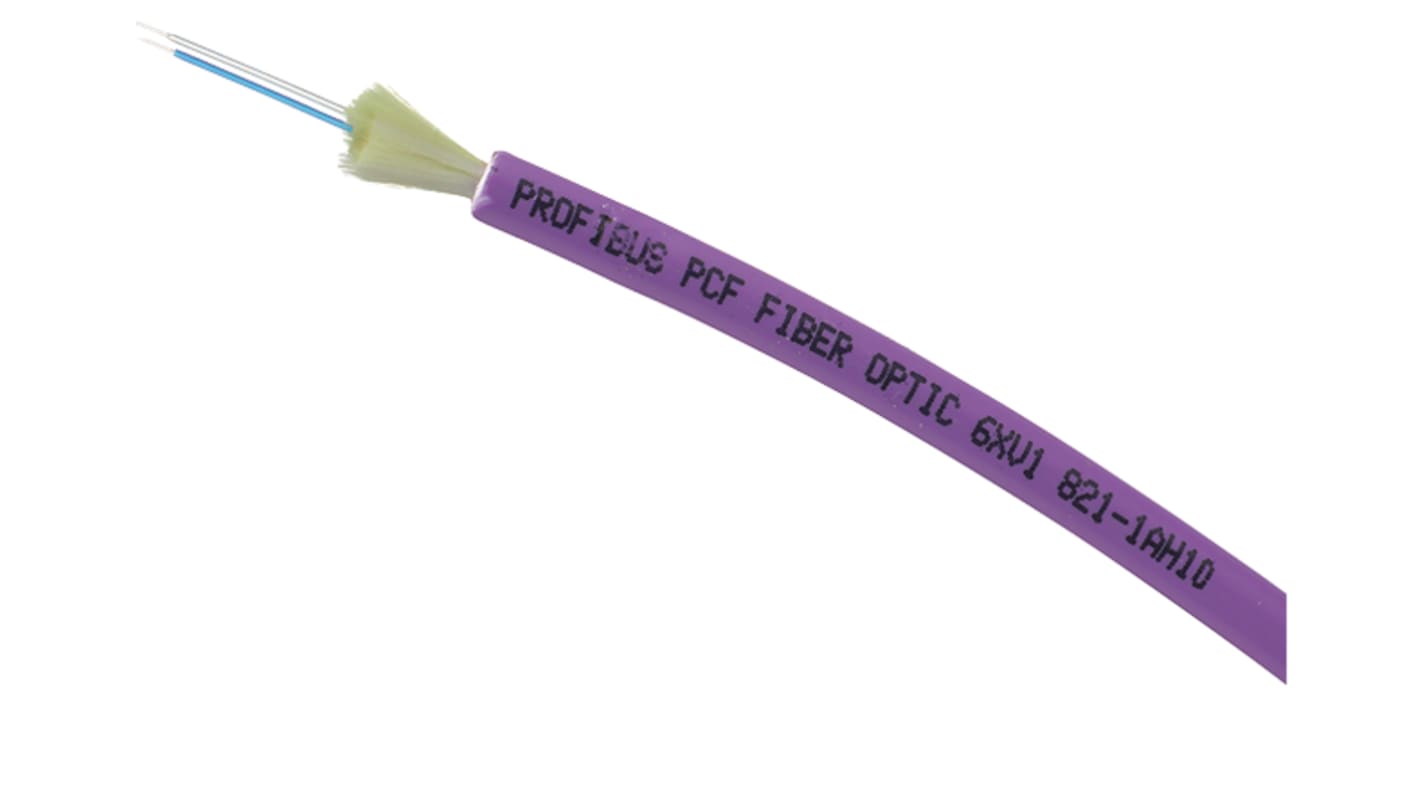 Siemens to ST Simplex Fibre Optic Cable, 2.2mm, 75m