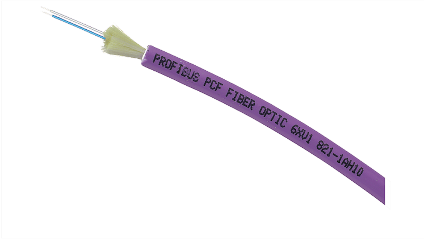 Siemens to ST Simplex Fibre Optic Cable, 2.2mm, 100m