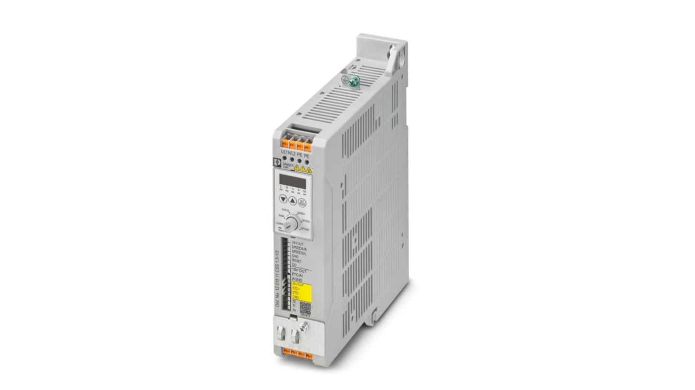 Phoenix Contact Variable Speed Starter, 1.5 kW, 1 Phase, 110 → 240 V, 15.8 A, CSS Series