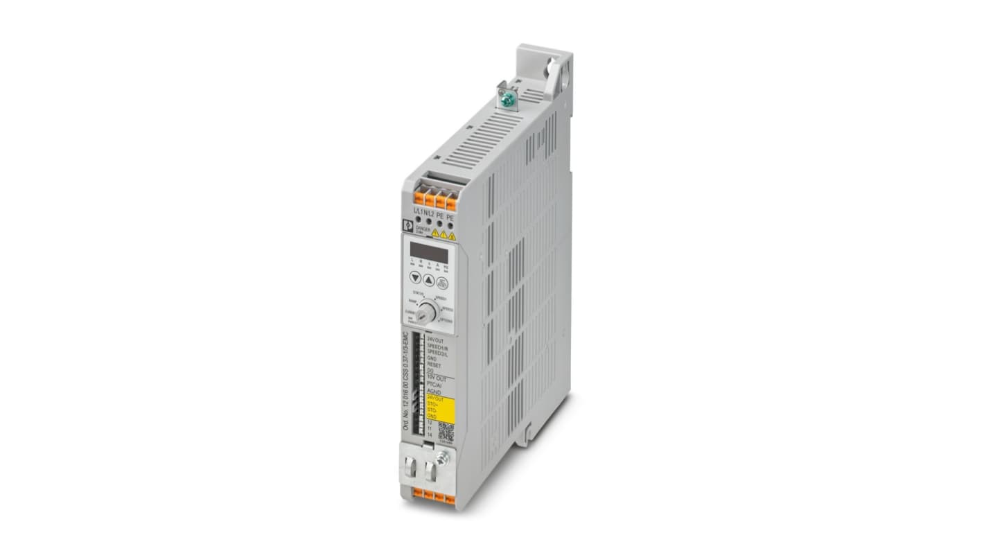Phoenix Contact Variable Speed Starter, 0.37 kW, 1 Phase, 110 → 240 V, 5.3 A, CSS Series