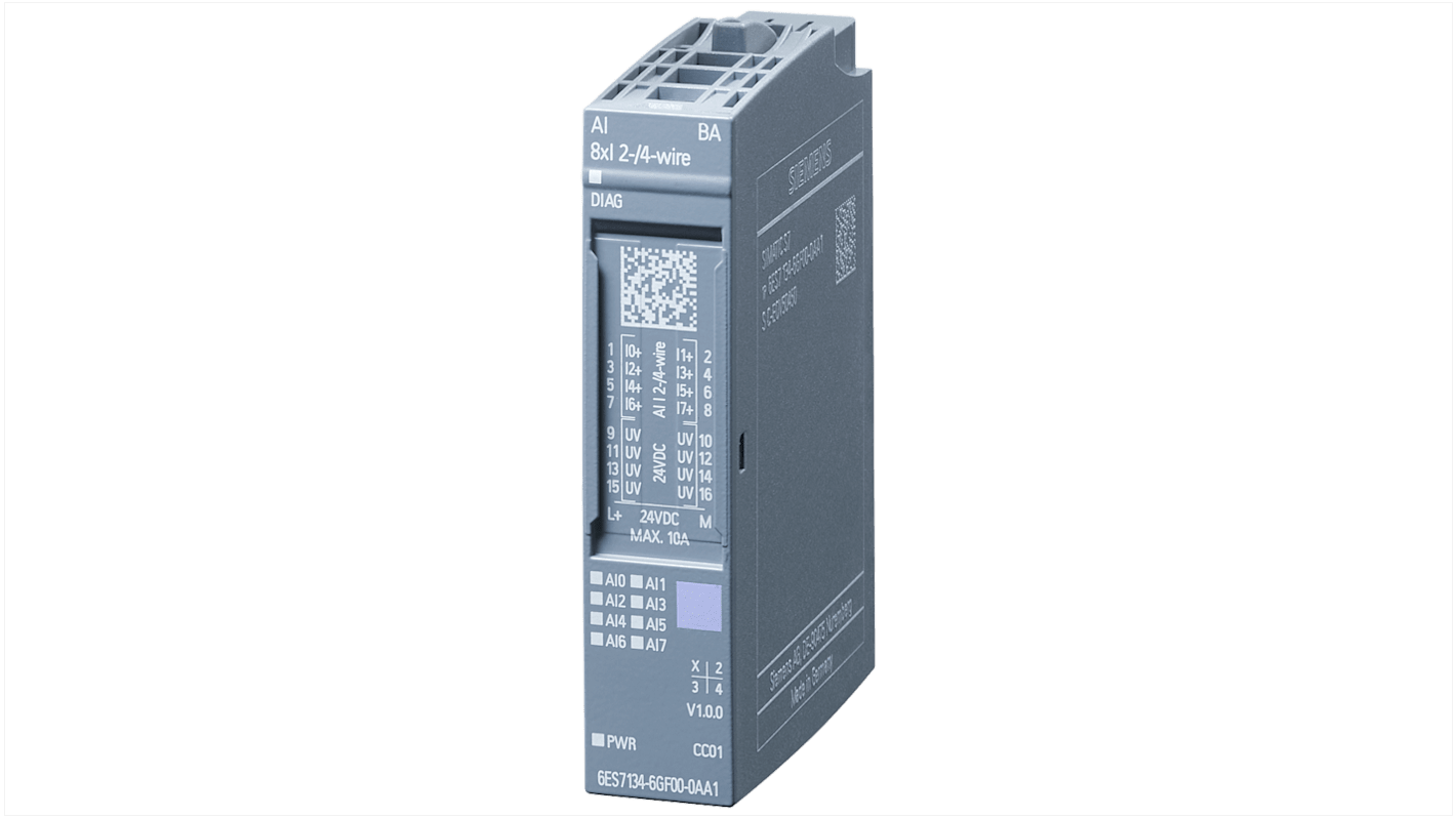 Siemens 6AG113 Series Analog Input Module for Use with ET 200SP, Analog