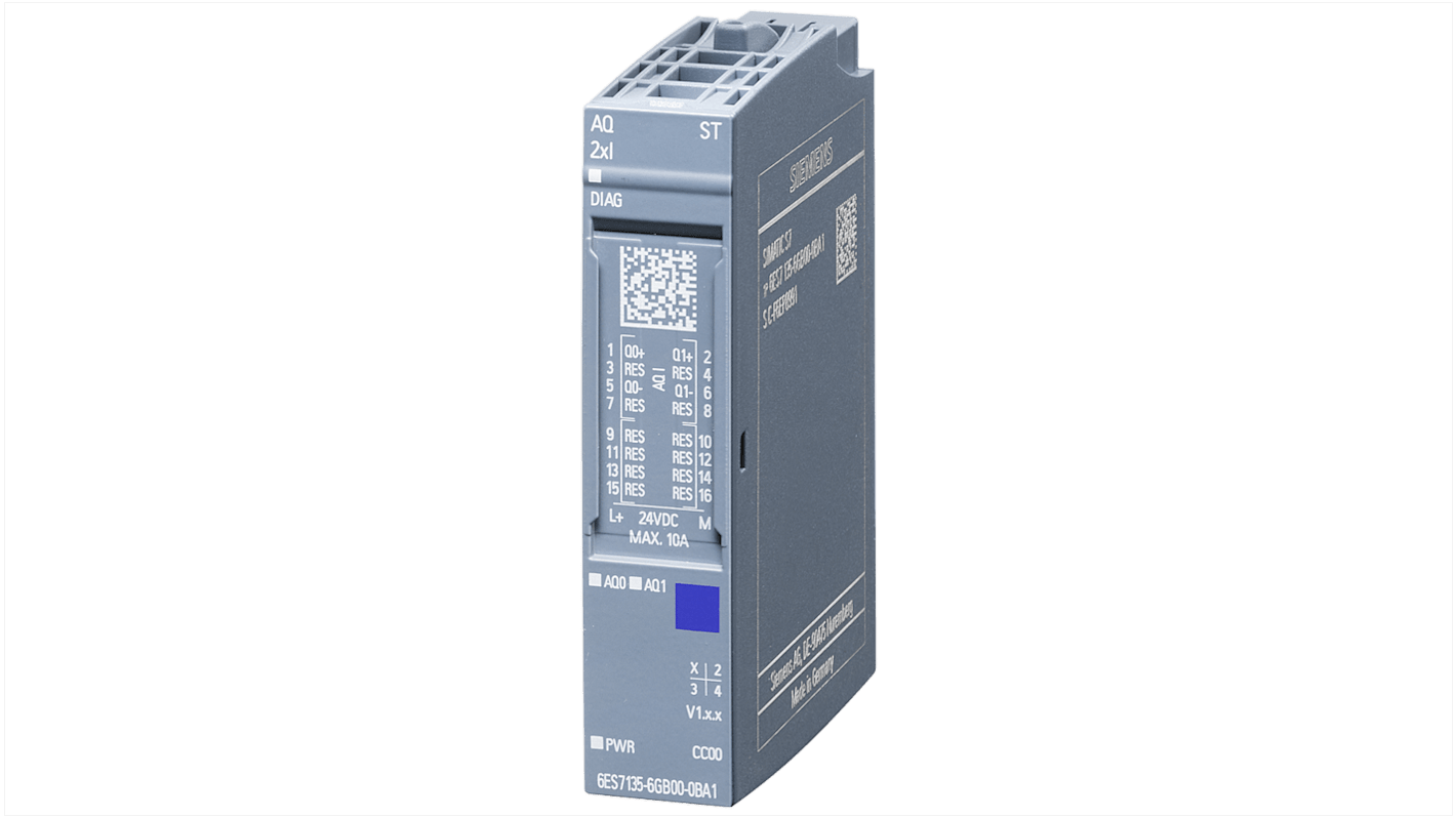 Siemens 6AG113 Series Analogue Output Module for Use with ET 200SP, Analogue