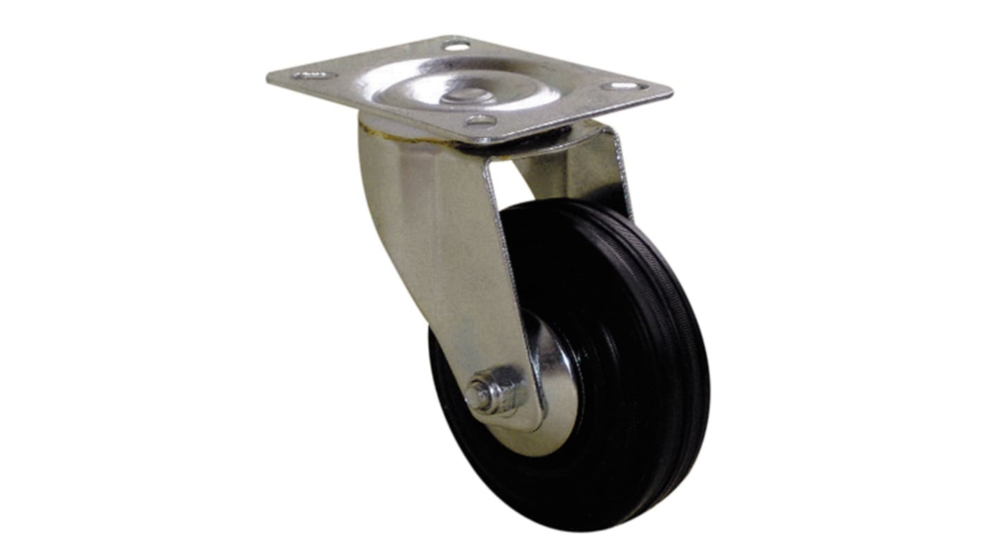 Guitel Hervieu Swivel Castor Wheel, 65kg Capacity, 65mm Wheel