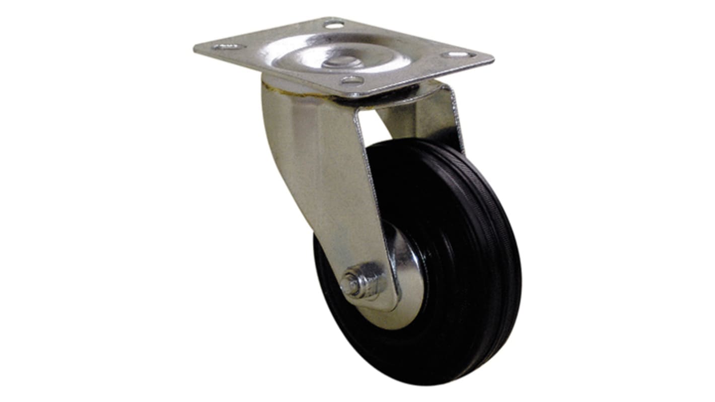 Guitel Hervieu Swivel Castor Wheel, 80kg Capacity, 80mm Wheel