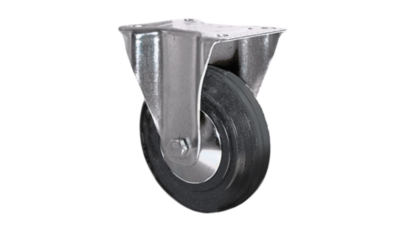 Guitel Hervieu Fixed Castor Wheel, 175kg Capacity, 160mm Wheel