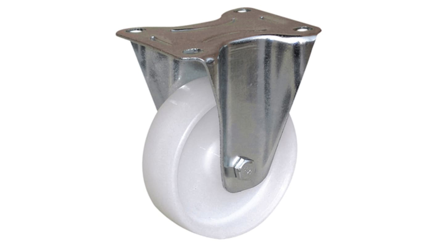 Guitel Hervieu Fixed Castor Wheel, 50kg Capacity, 50mm Wheel