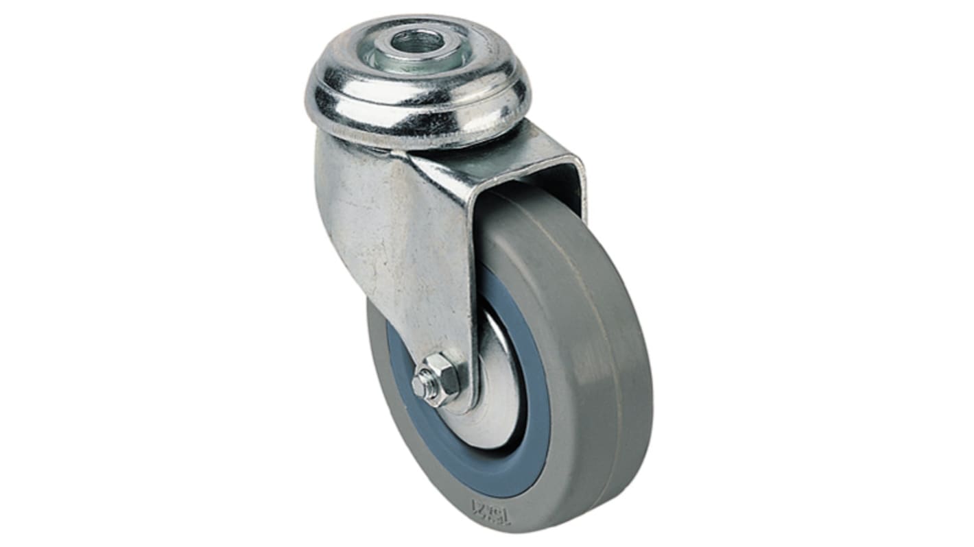 Guitel Hervieu Swivel Castor Wheel, 70kg Capacity, 100mm Wheel