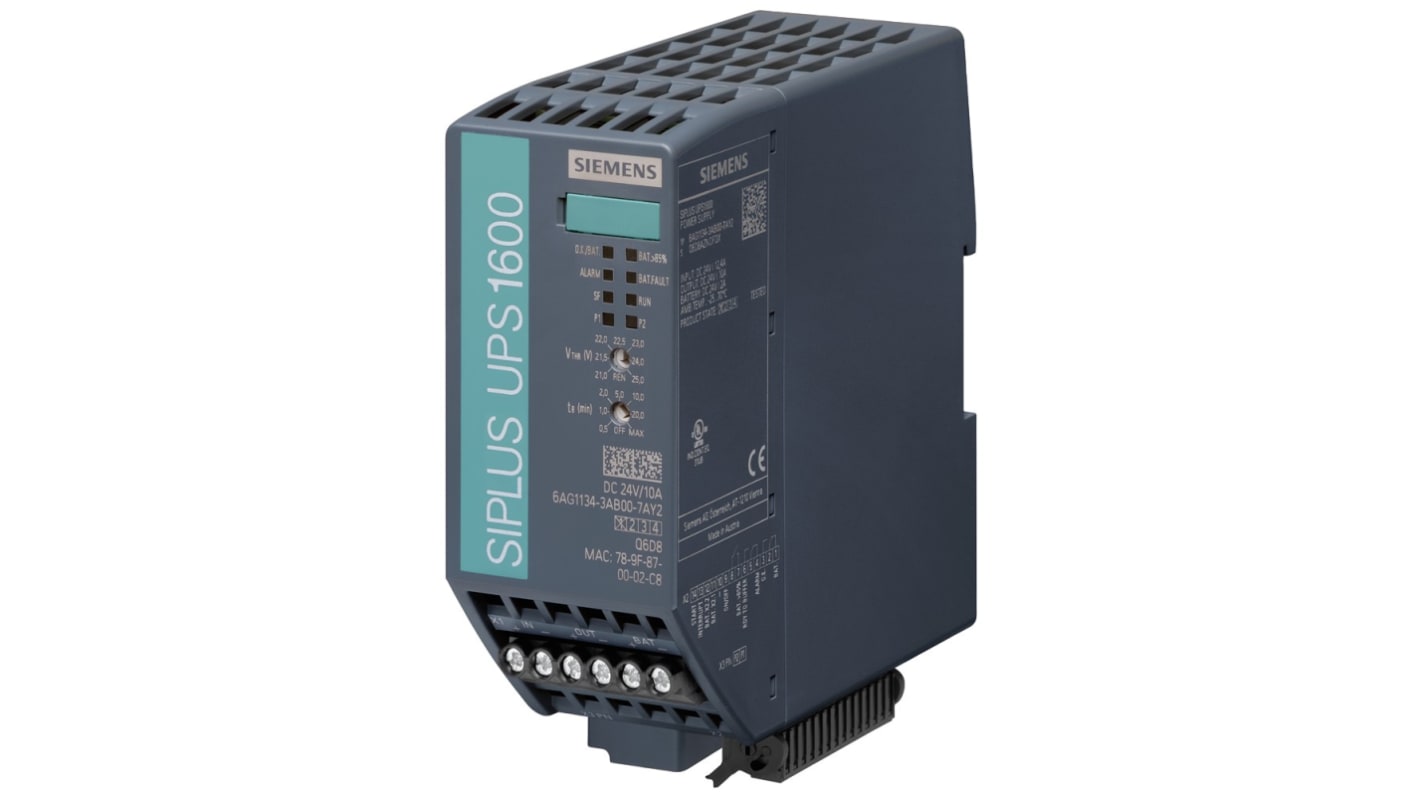 Siemens SIPLUS PS DIN-Schienen USV Stromversorgung 240W, 24V dc