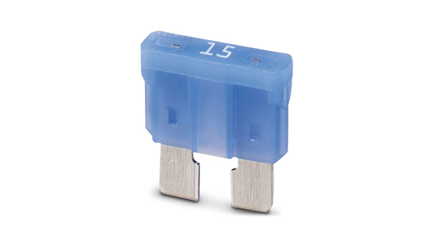 Phoenix Contact 15A Blue Automotive Car Fuse, 32V No