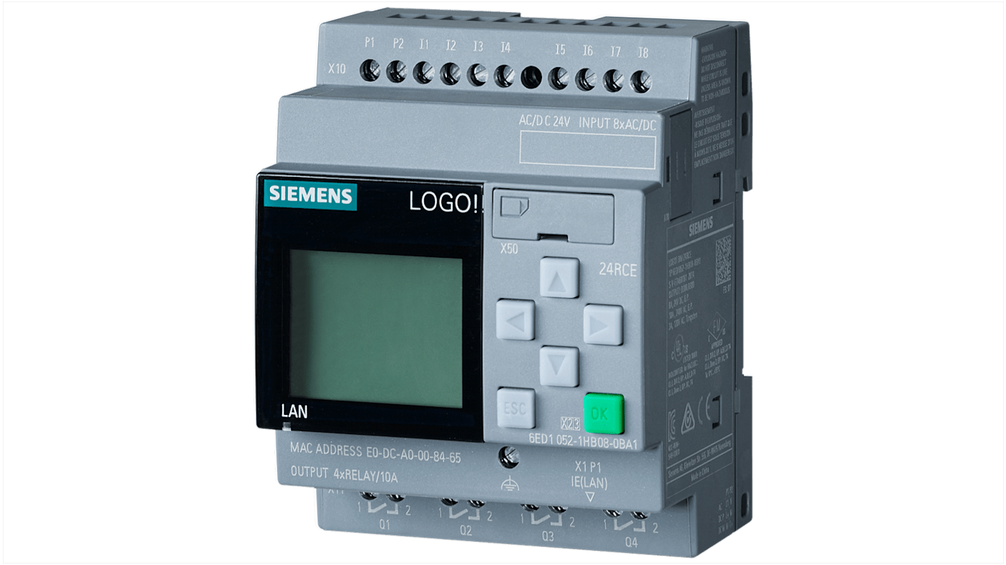 Rs-Online Modulo logico Siemens SIPLUS LOGO ingressi: 8 uscite: 4 24 V (ca o cc)