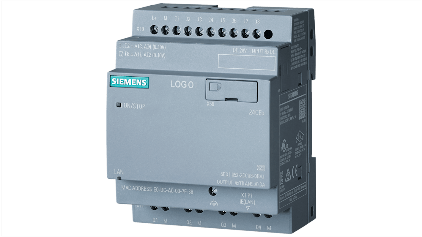 Rs-Online Modulo logico Siemens SIPLUS LOGO ingressi: 8 uscite: 4 24 V c.c