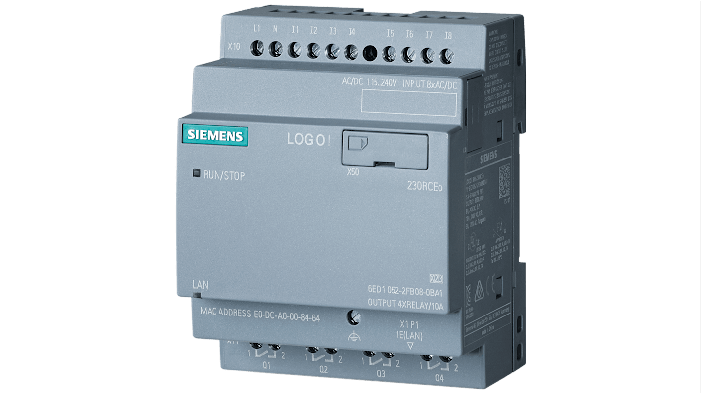 Rs-Online Modulo logico Siemens SIPLUS LOGO ingressi: 8 uscite: 4 115/230 V c.c