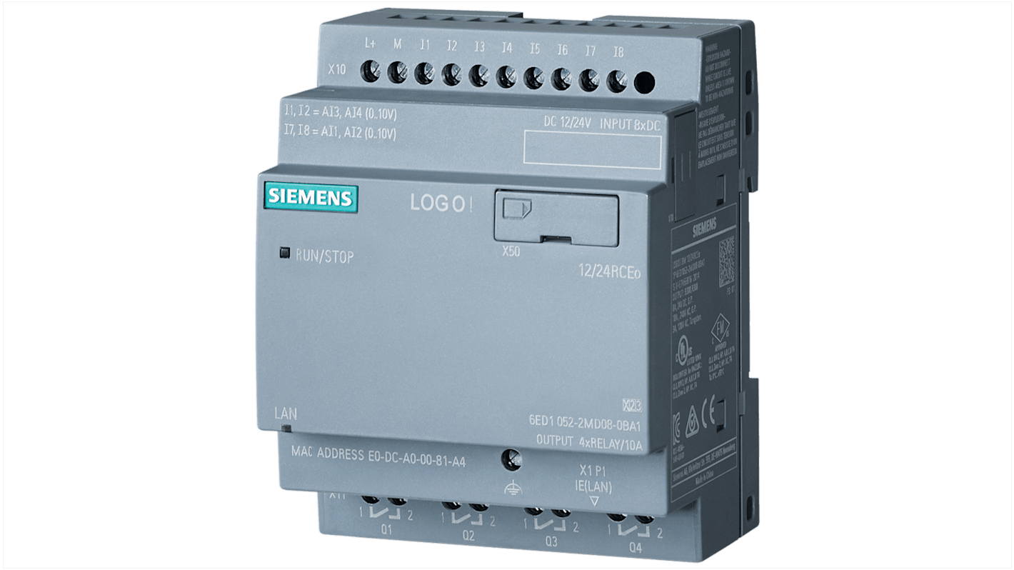 Rs-Online Modulo logico Siemens SIPLUS LOGO ingressi: 8 uscite: 4 24 V c.c