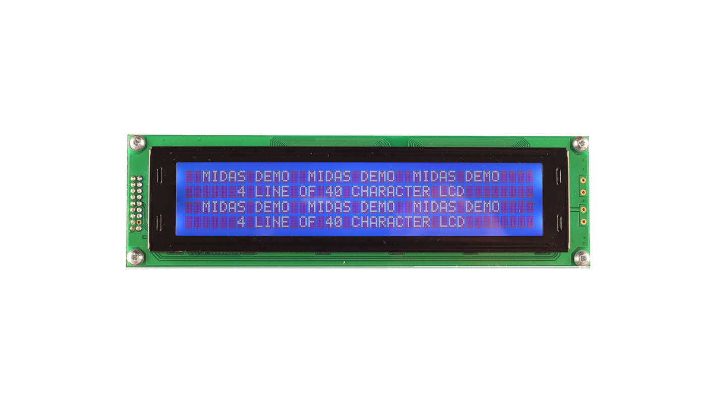 Midas 液晶モノクロディスプレイ LCD, 4列40文字