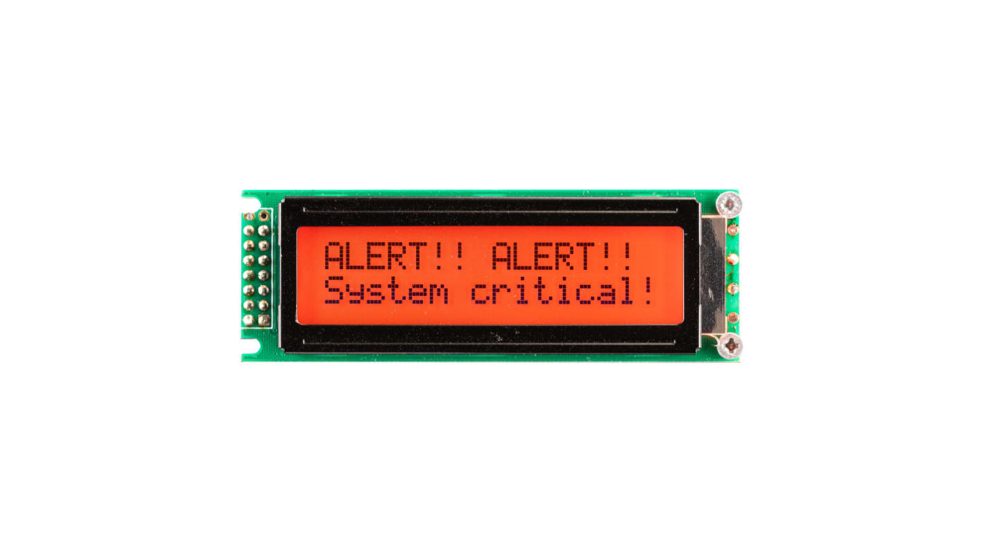 Display monocromatico LCD Midas, Alfanumerico, 2x16 caratteri