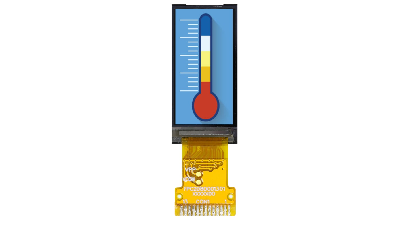 Midas MDT0096AIH-SPI LCD Colour Display, 0.96in, 80 x 160pixels