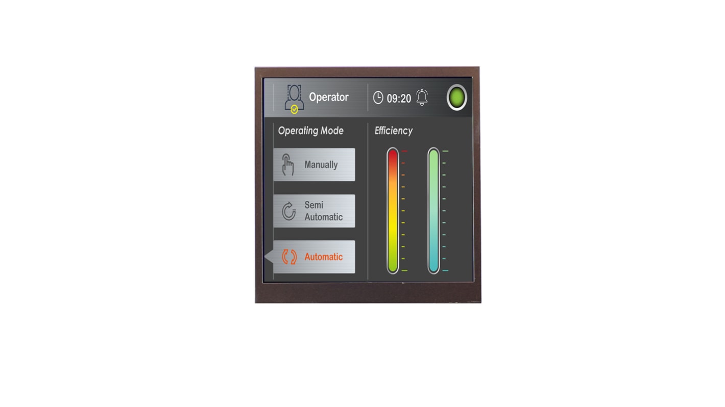 Midas MDT0400EIH-MIPI LCD Colour Display, 4in, 480 x 480pixels