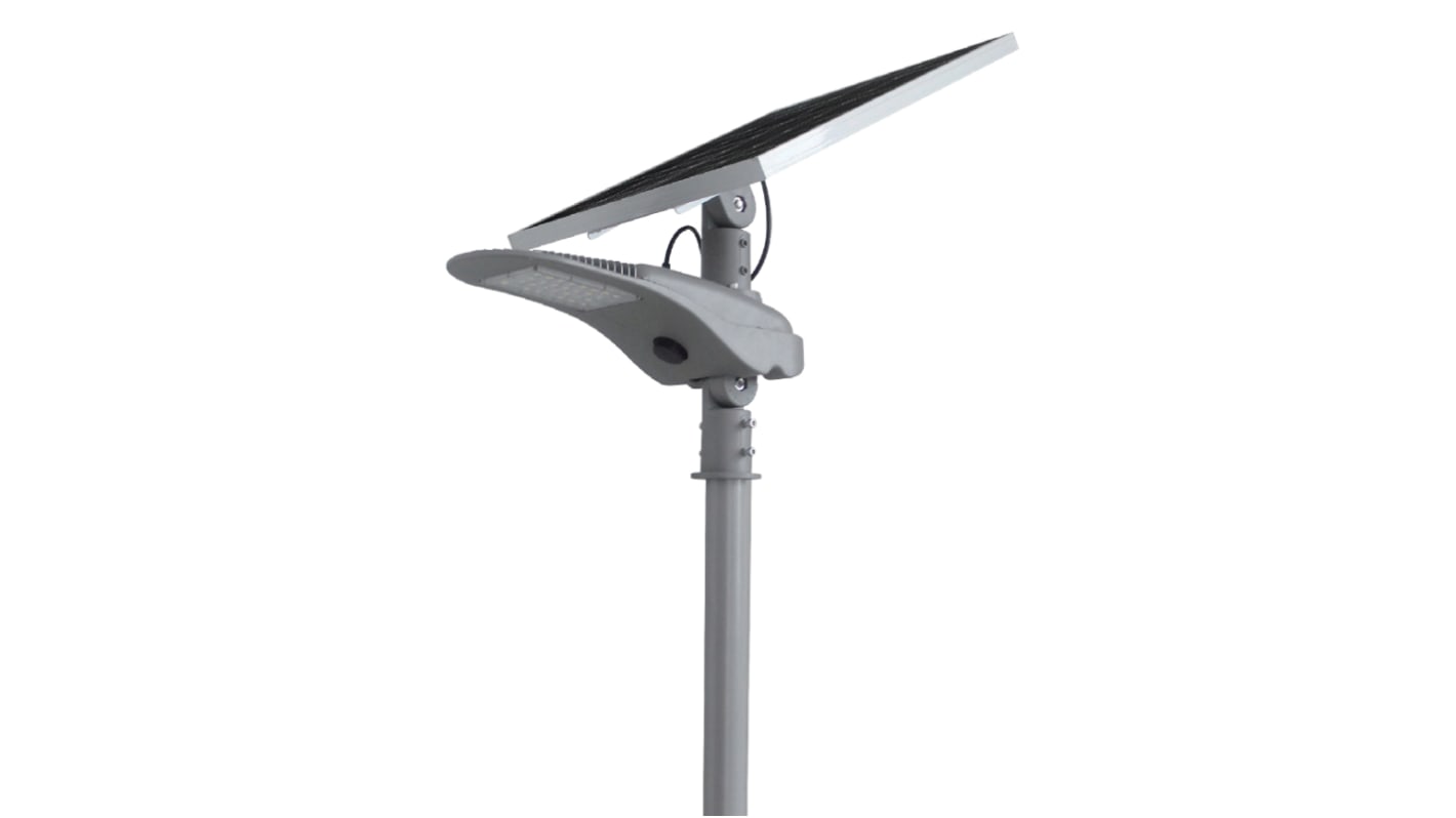 TradeTuff Eco Solar, Solar Powered Solar Powered LED Floodlight, 30 LED, 80 W, 3000 lm, IP65 Microwave, 12.8 V