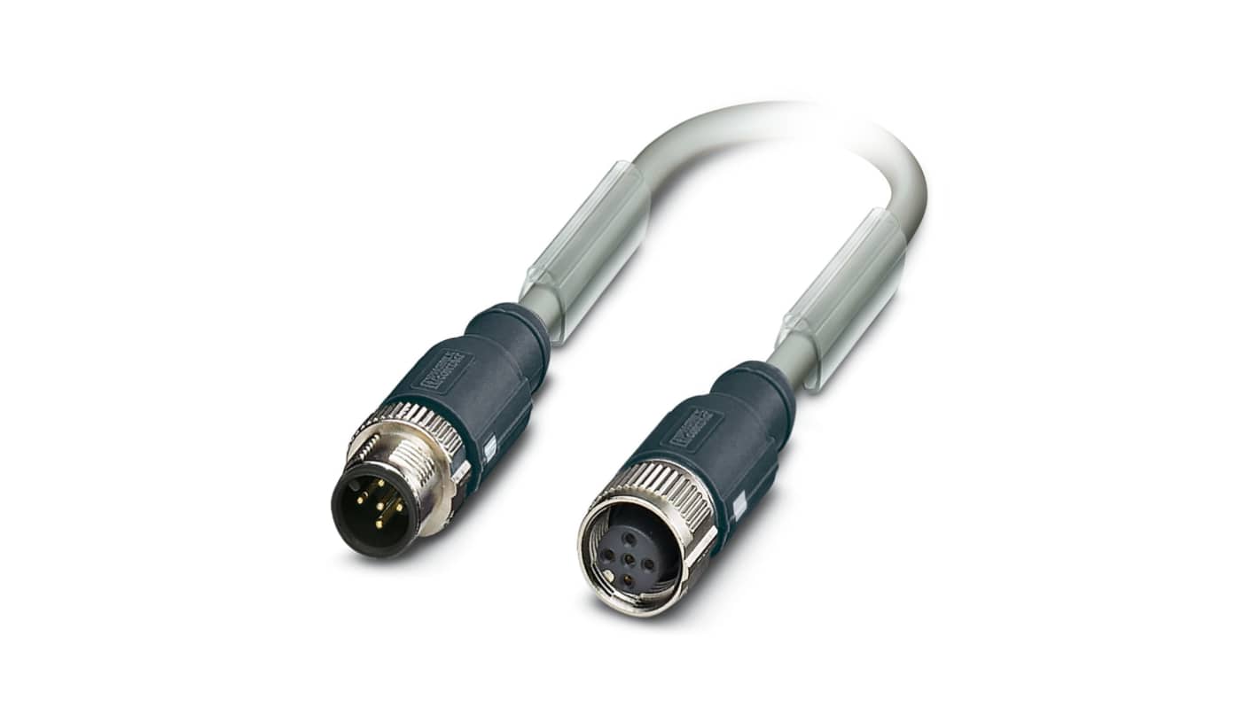 Kabel magistrali ze złączem Złącze M12 liczba rdzeni 5 długość 300mm Rodzaj A Męskie Złącze B Złącze M12