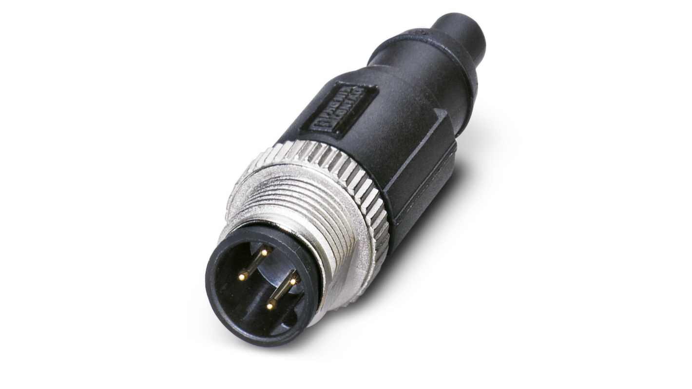 Phoenix Contact Circular Connector, 5 Contacts, M12 Connector, Plug, IP67, SACC Series