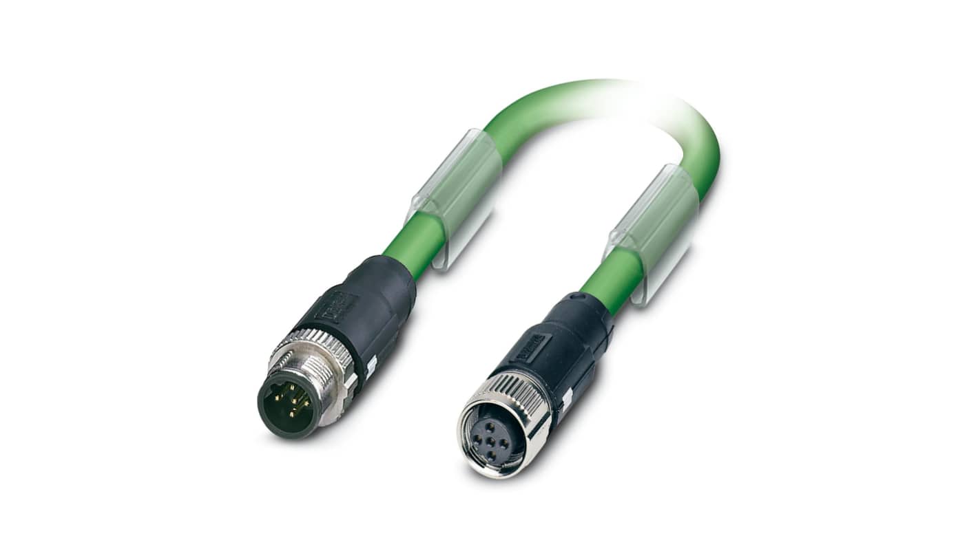 Kabel magistrali ze złączem Złącze M12 liczba rdzeni 5 długość 500mm Rodzaj A Męskie Złącze B Złącze M12