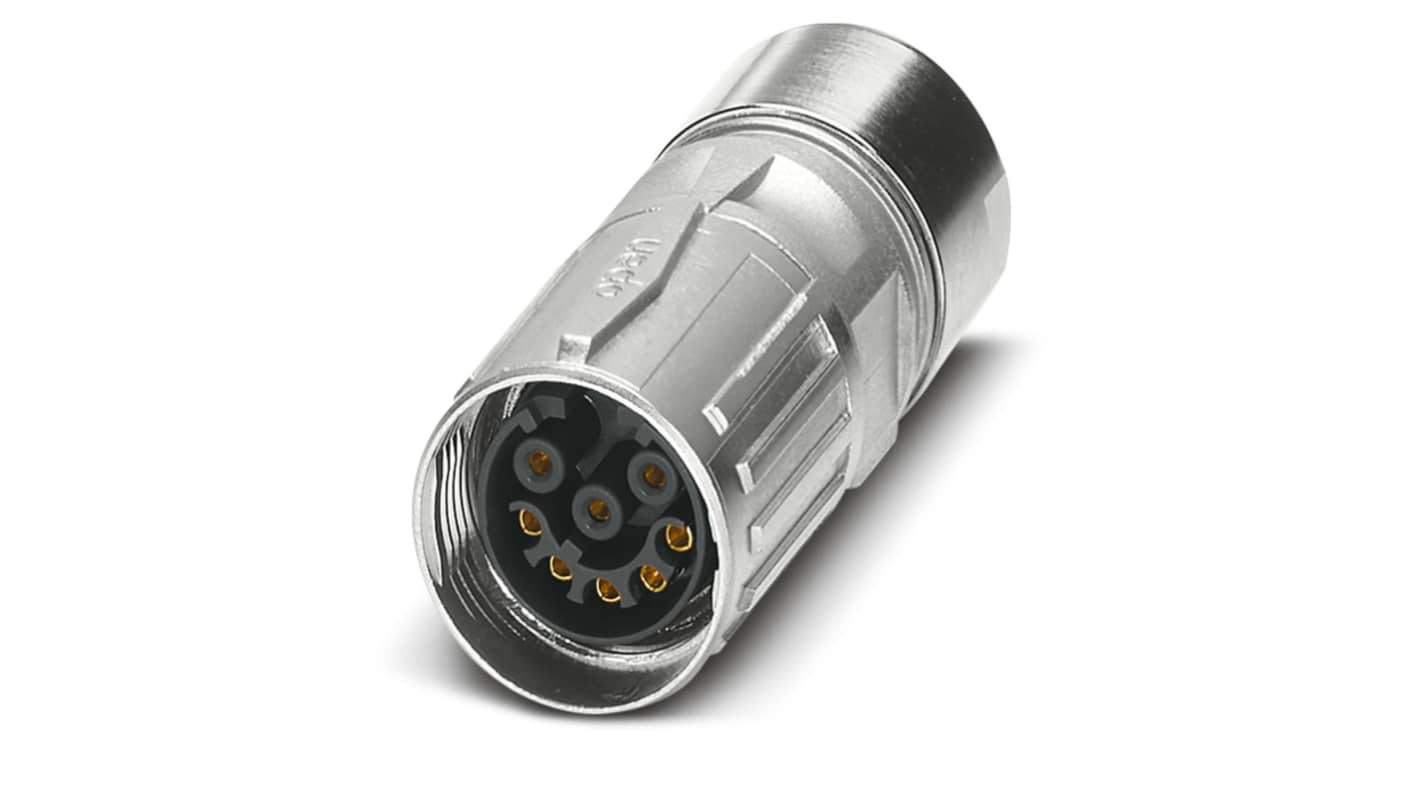 Phoenix Contact Circular Connector, 8 Contacts, Cable Mount, M17 Connector, Socket, Female, IP67, ST Series